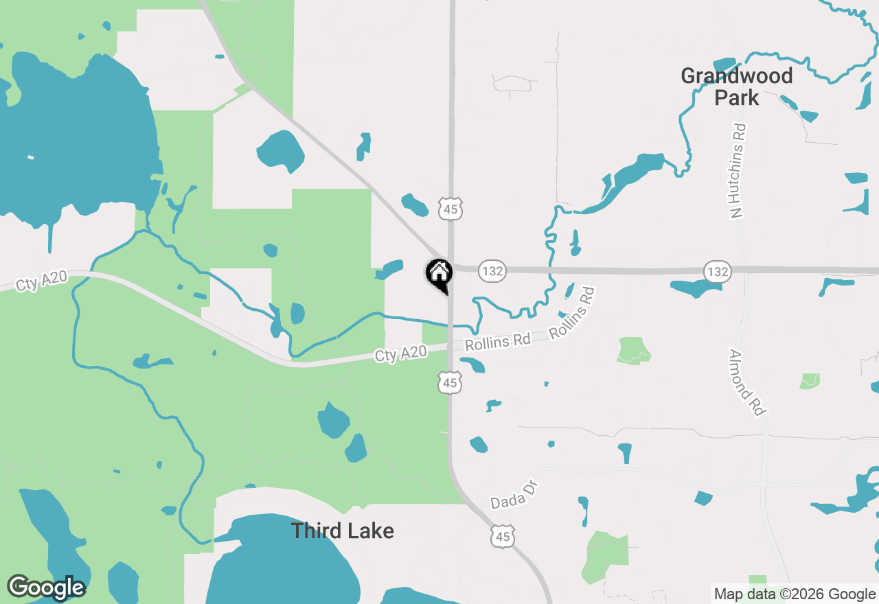 Map of 19035 W Oak Court, Lake Villa, IL 60046