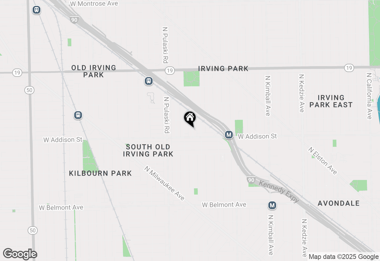 Map of 3622 N Avers Avenue, Chicago, IL 60618