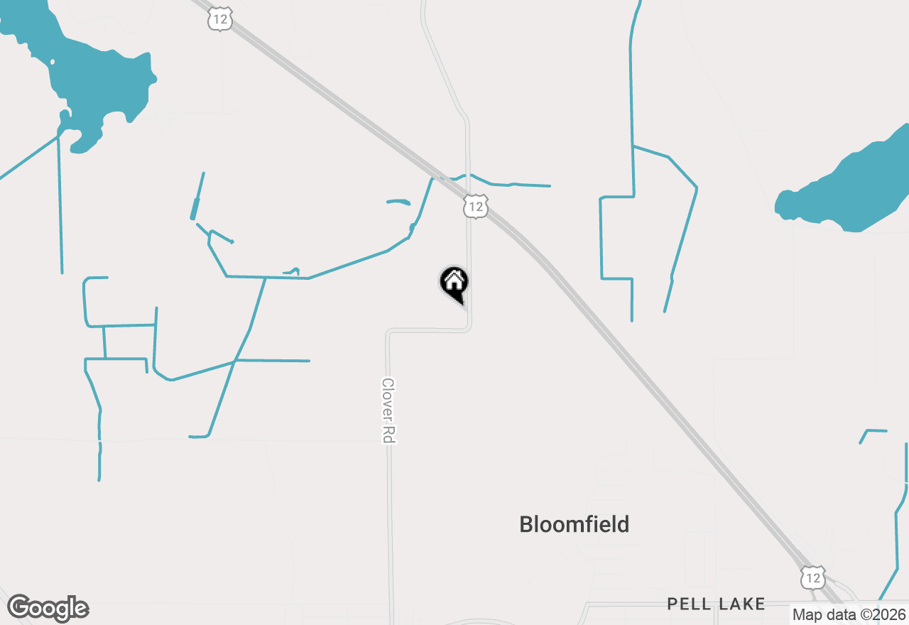 Map of N1853 Clover Rd, Lake Geneva, WI 53147