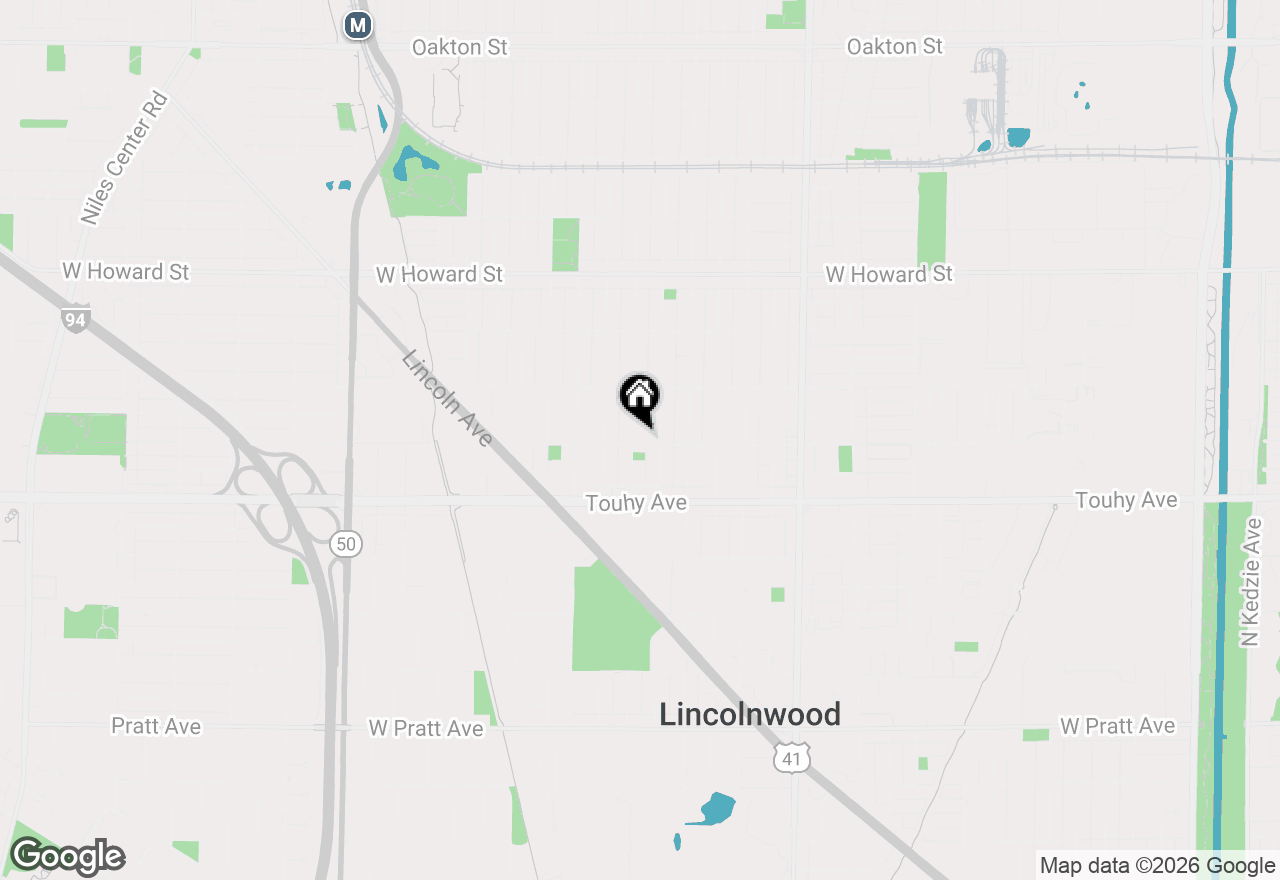 Map of 7303 N Kildare Avenue, Lincolnwood, IL 60712