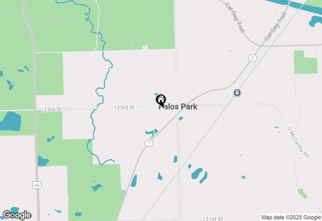 Map of 8703 W 123rd Street, Palos Park, IL 60464