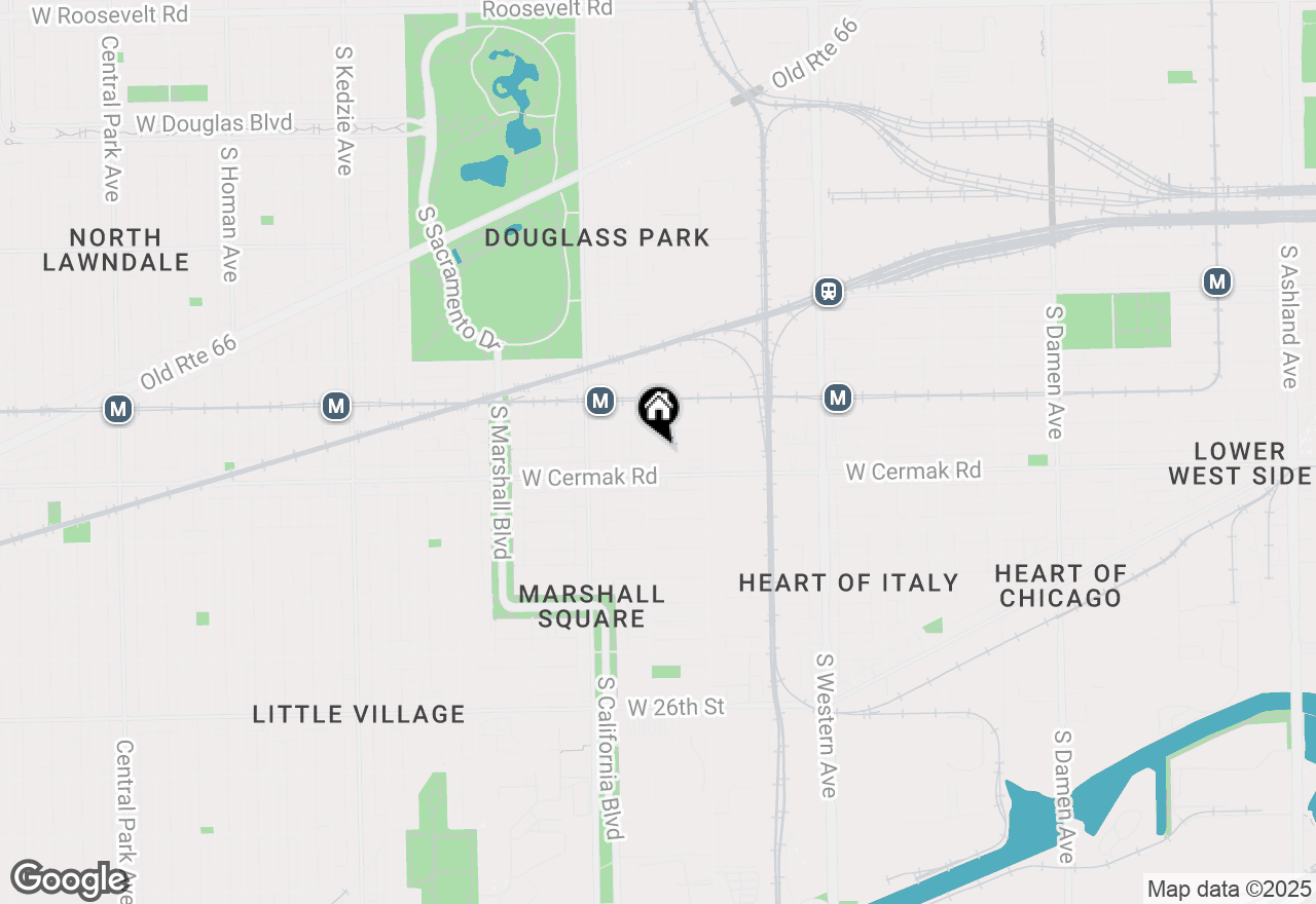 Map of 2649 W 21st Place, Chicago, IL 60608