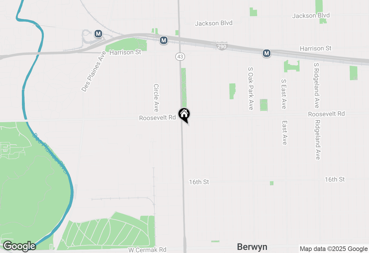 Map of 1227 S Harlem Avenue #405, Berwyn, IL 60402