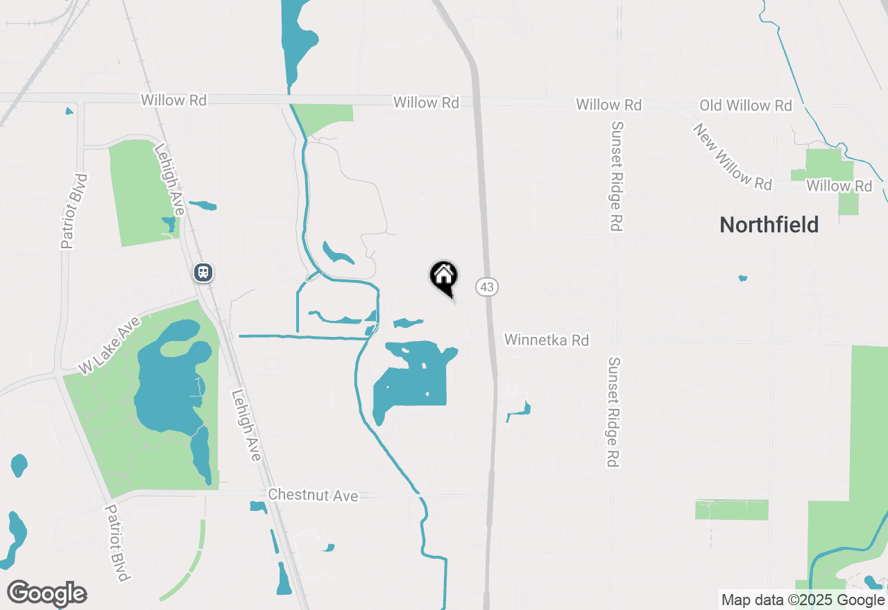 Map of 1723 Wildberry Drive #C, Glenview, IL 60025