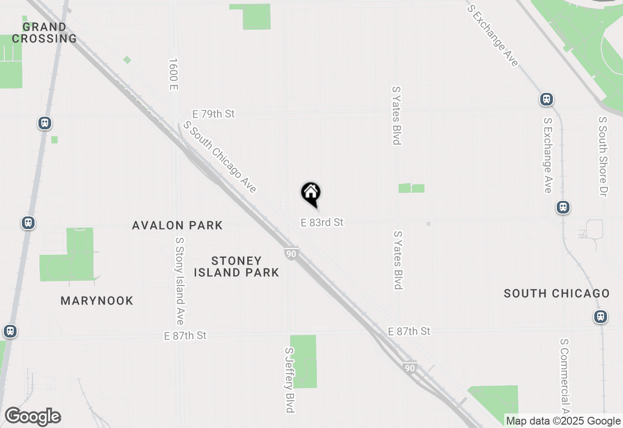 Map of 8240 S Clyde Avenue, Chicago, IL 60617