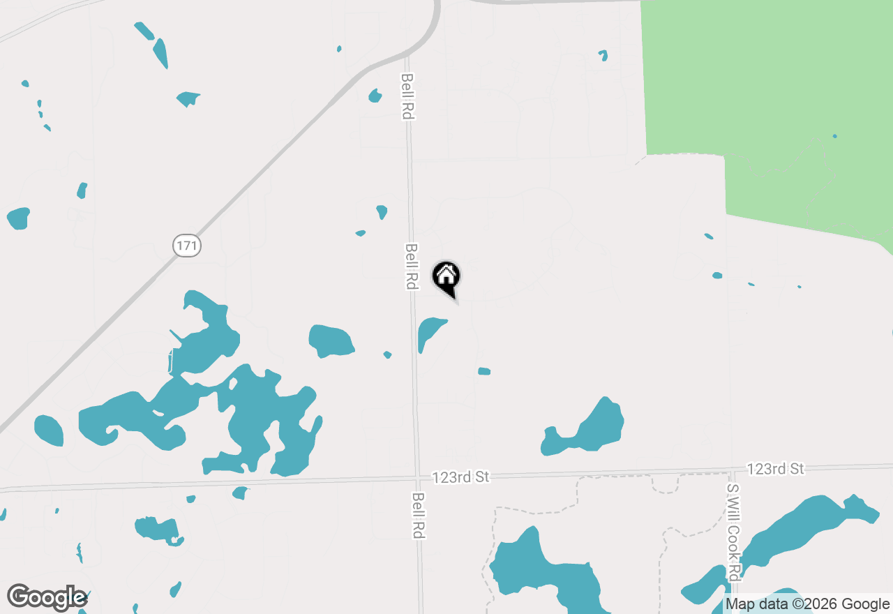 Map of 7 Horseshoe Lane, Lemont, IL 60439