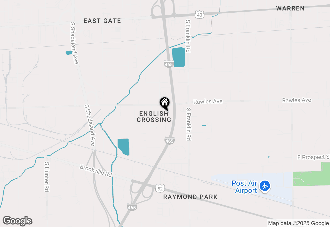 Map of 7741 Mountain Stream Way, Indianapolis, IN 46219