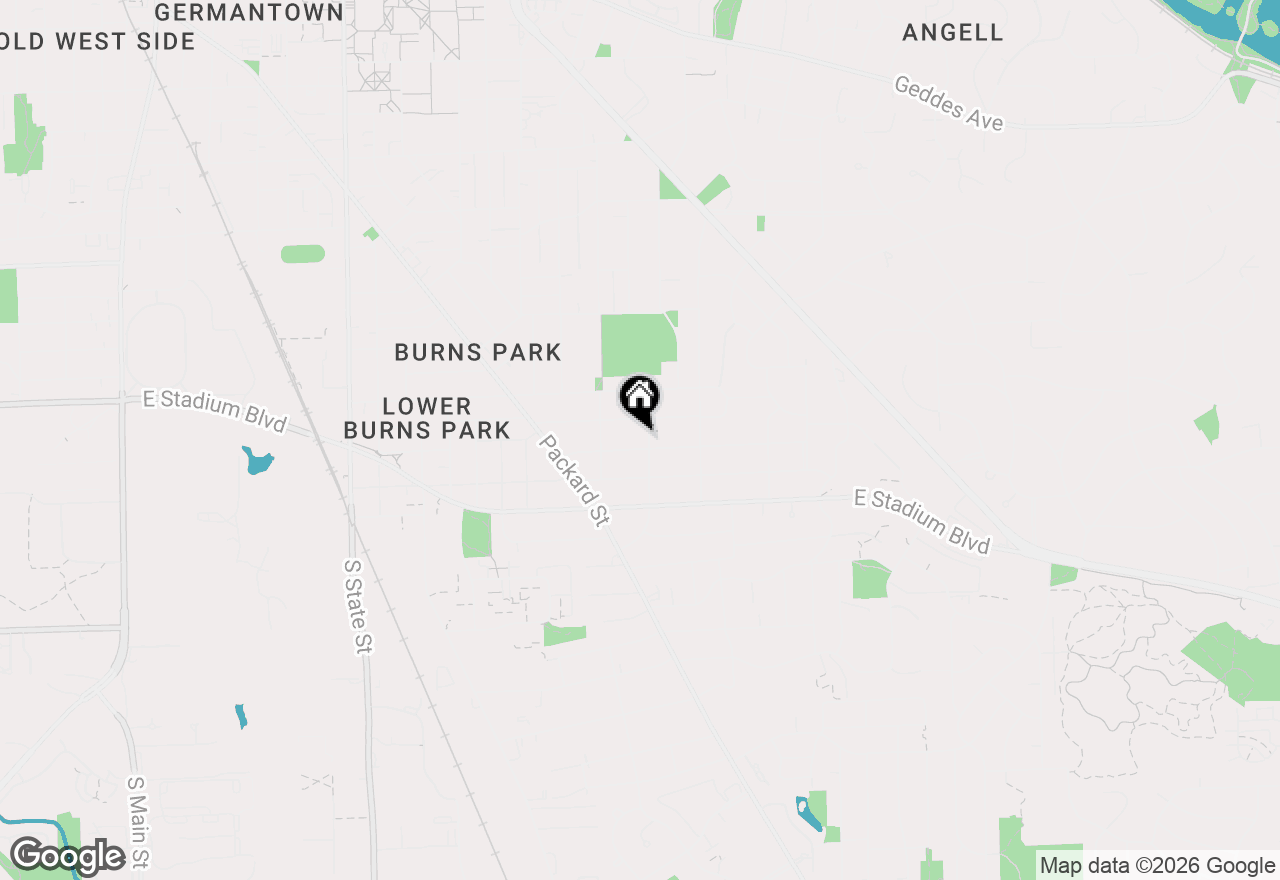 Map of 1517 Morton Avenue, Ann Arbor, MI 48104