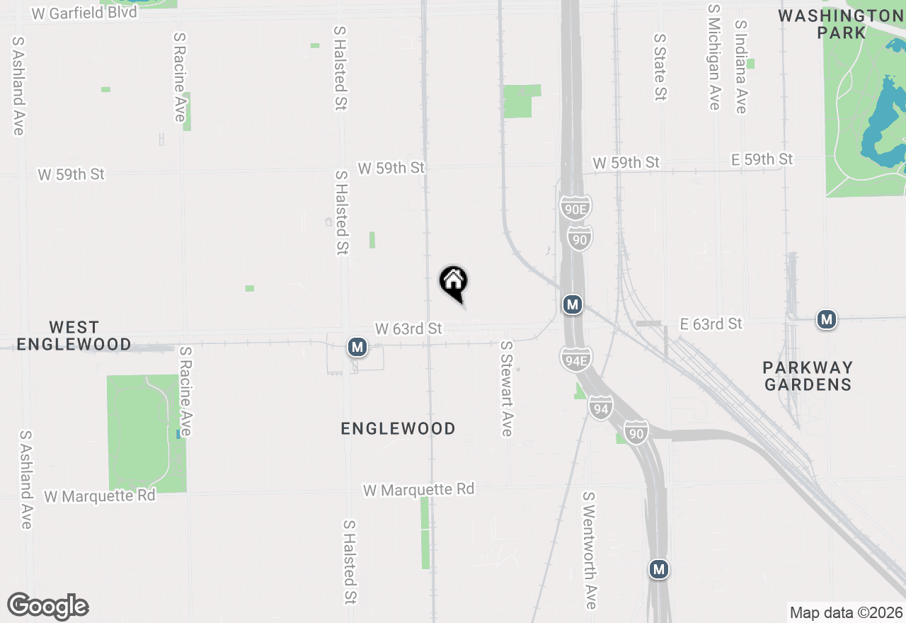 Map of 517 W Englewood Avenue, Chicago, IL 60621