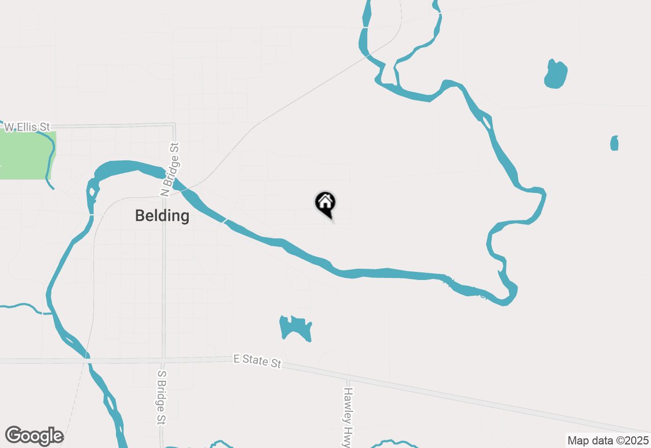 Map of 805 Morton Avenue, Belding, MI 48809