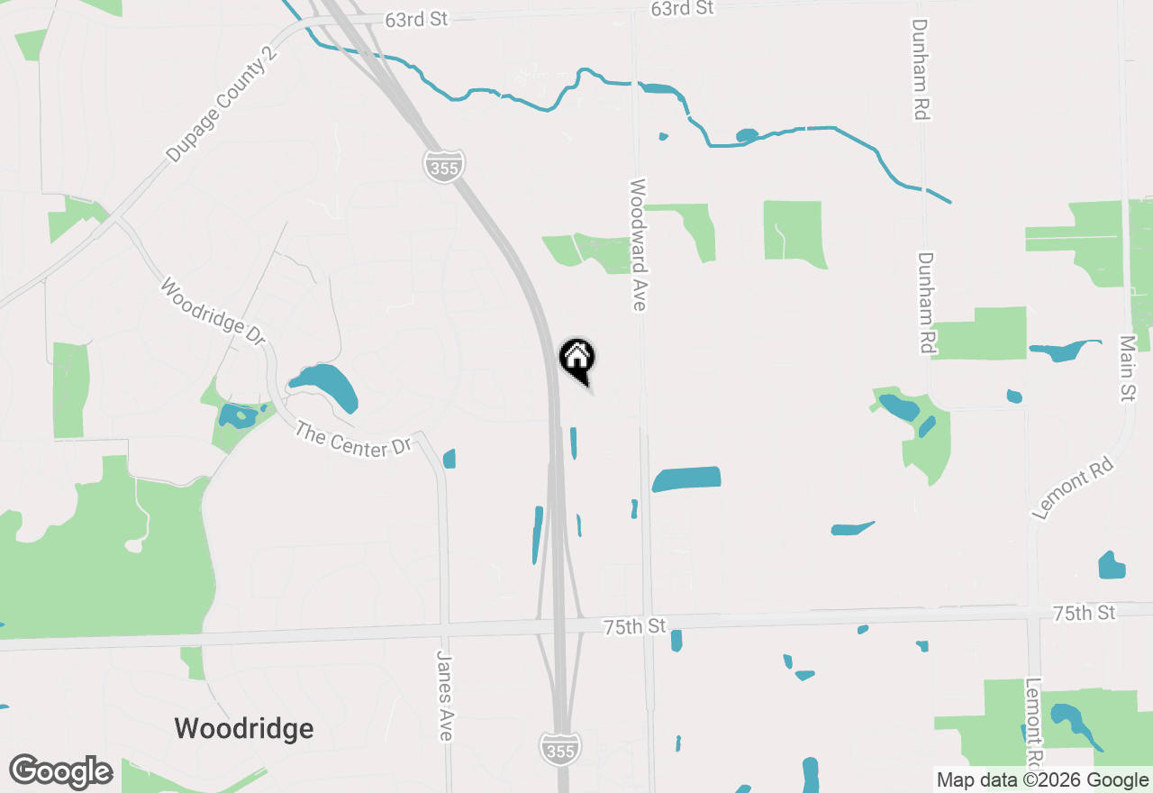 Map of 7010 Brighton Court #204, Woodridge, IL 60517