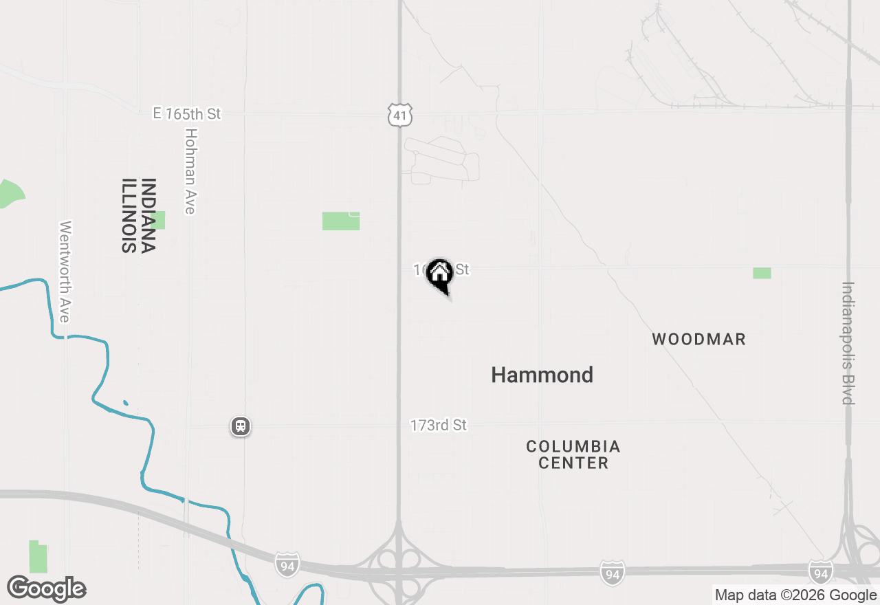 Map of 913 170th Street, Hammond, IN 46324