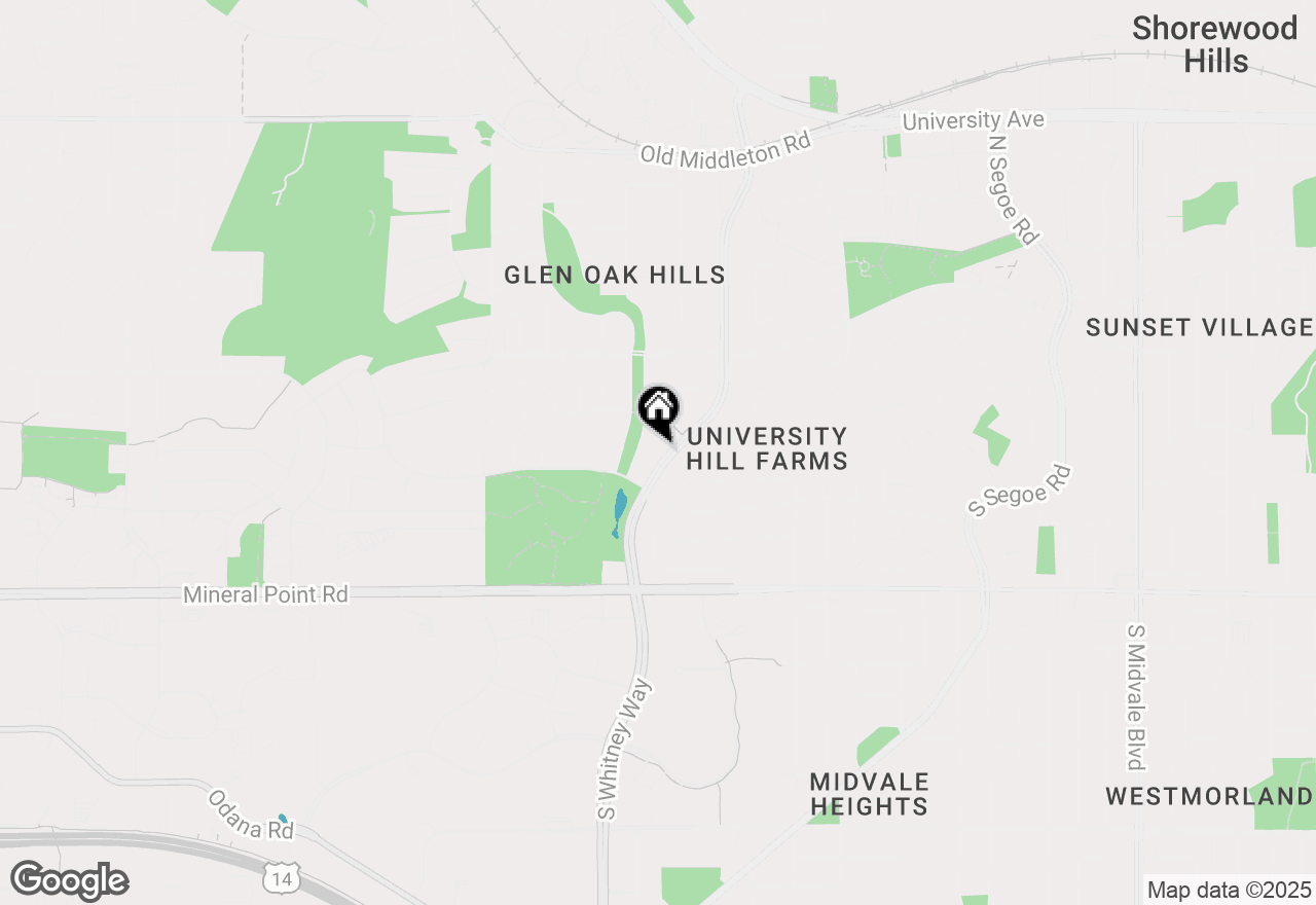 Map of 214 S Whitney Way, Madison, WI 53705