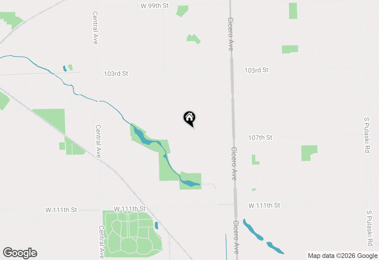 Map of 10624 Lawler Avenue, Oak Lawn, IL 60453