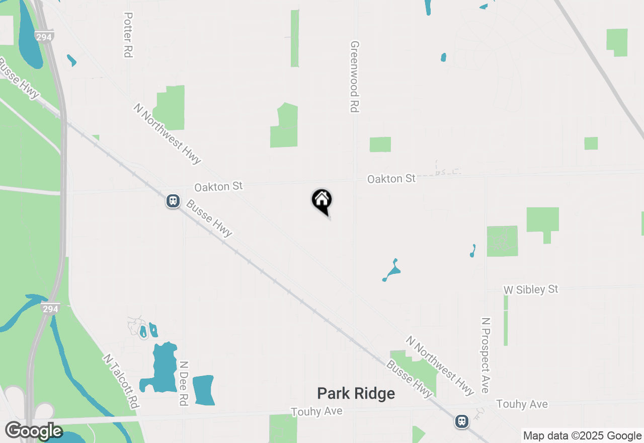 Map of 1405 Cynthia Avenue, Park Ridge, IL 60068