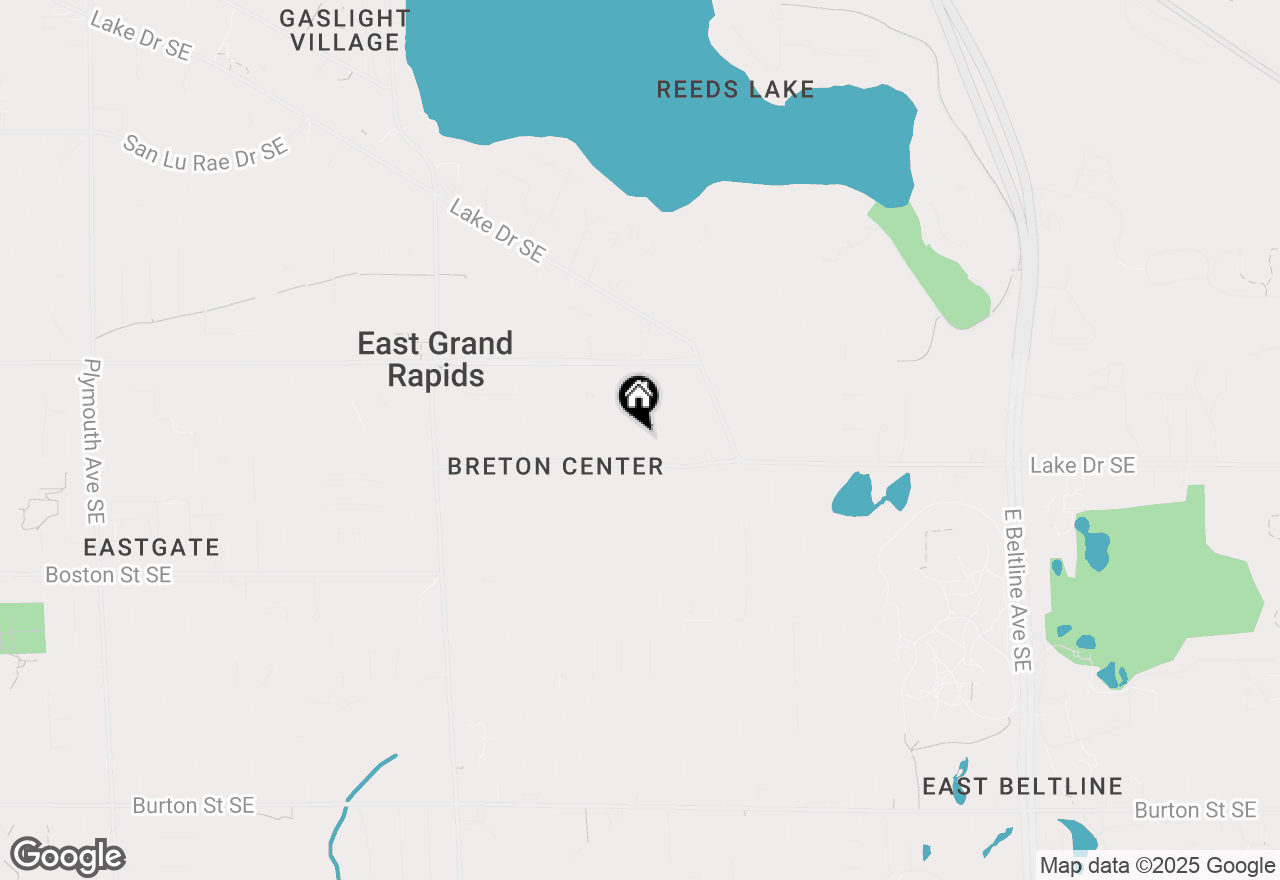 Map of 2730 Oakwood Drive Se, East Grand Rapids, MI 49506
