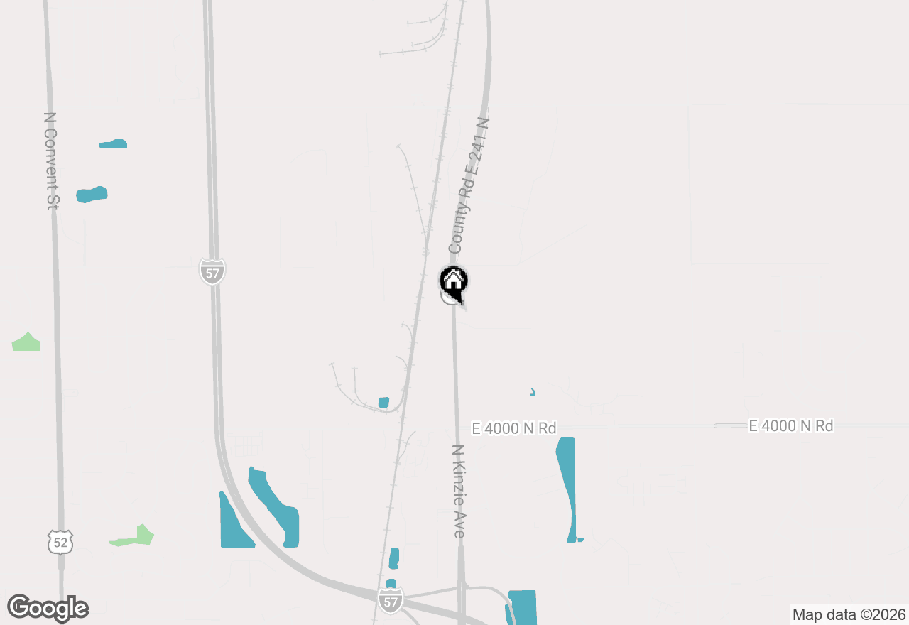 Map of 1880 N State Route 50, Bourbonnais, IL 60914
