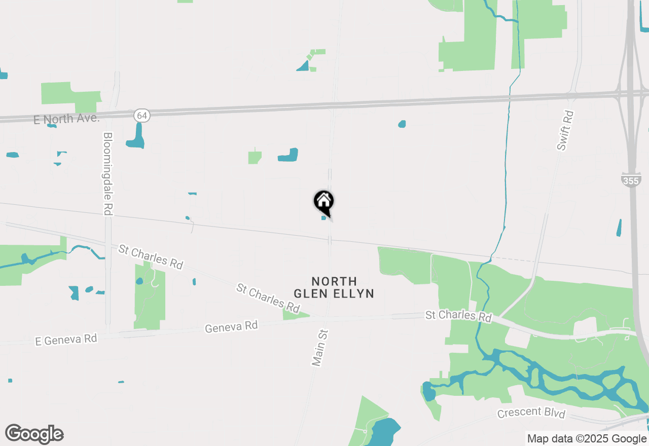 Map of 1N226 Main Street, Glen Ellyn, IL 60137