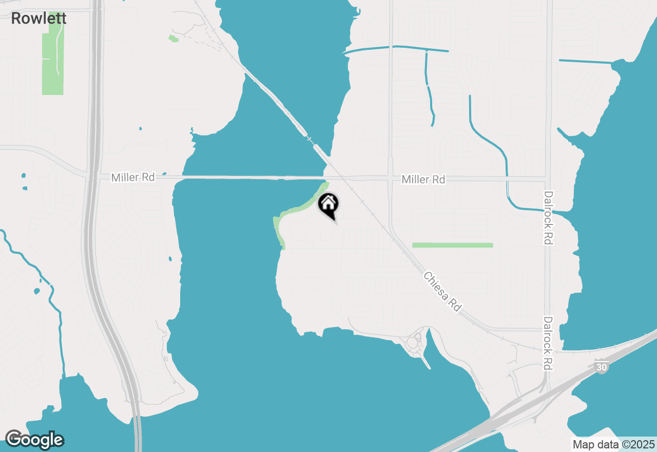Map of 2813 Chablis Drive, Rowlett, TX 75088