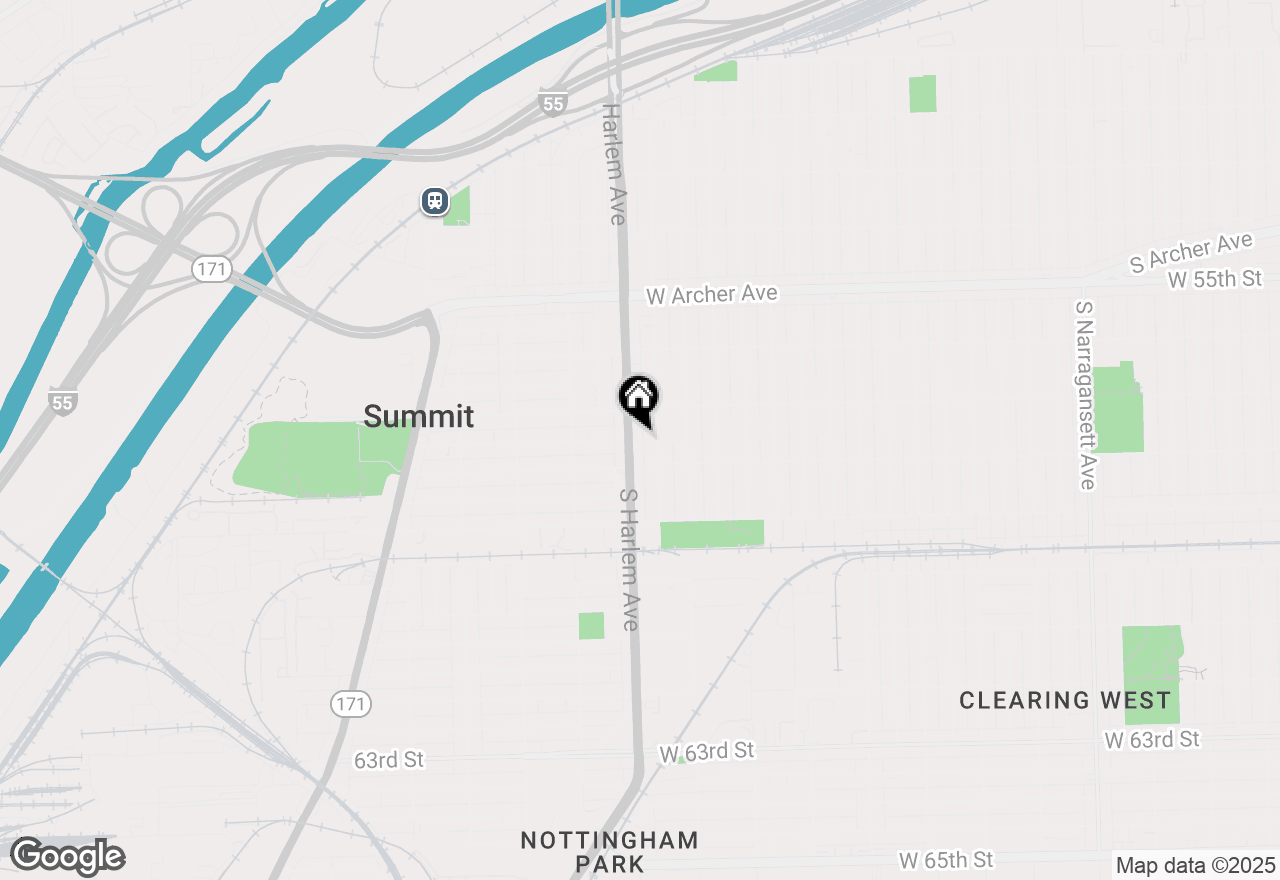 Map of 5735 S Harlem Avenue, Chicago, IL 60638