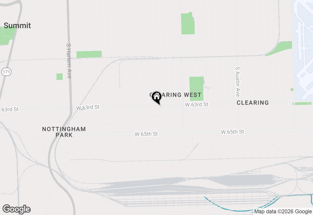 Map of 6305 S Nashville Avenue #2S, Chicago, IL 60638