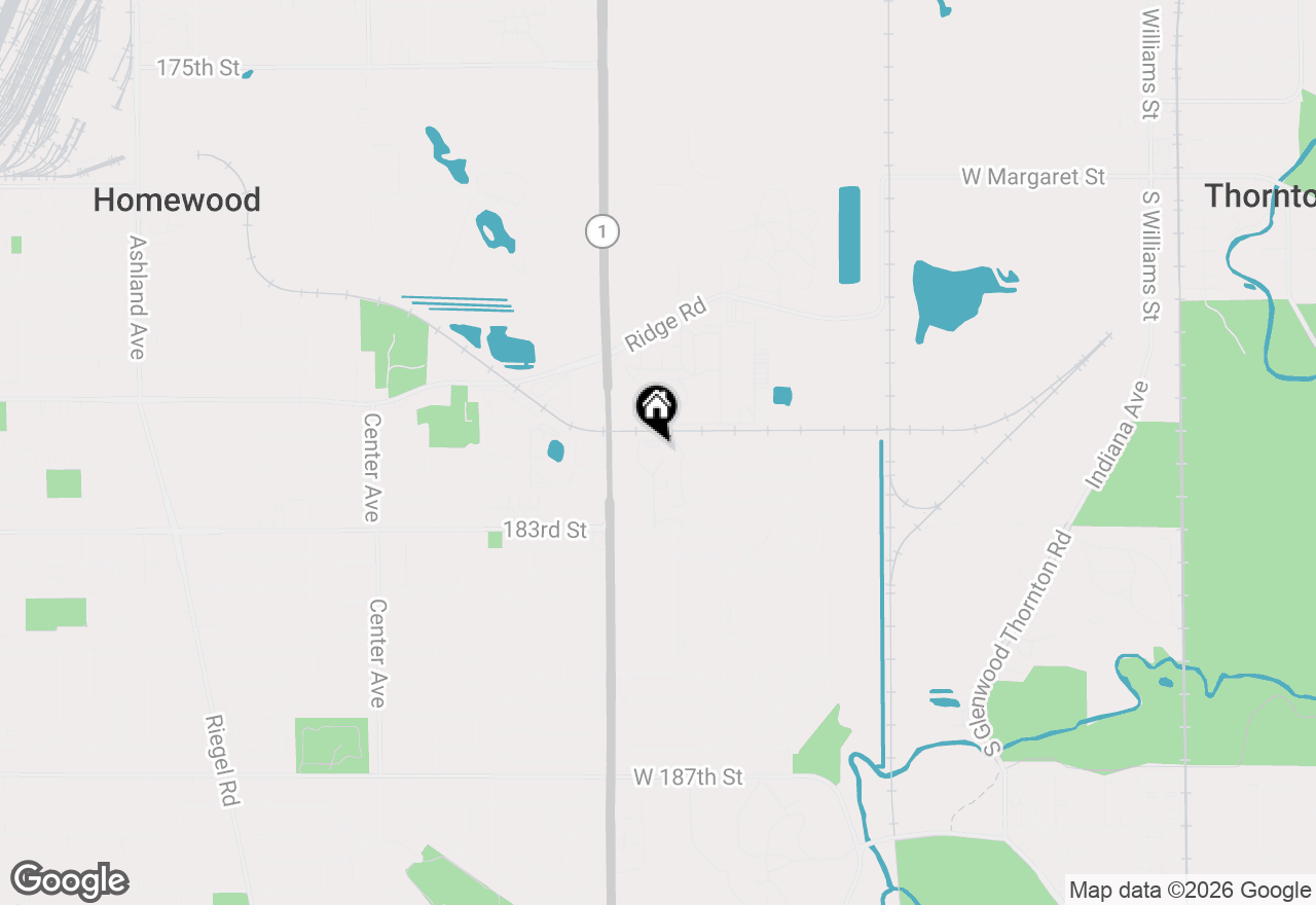 Map of (Address confidential), Glenwood, Illinois 60425