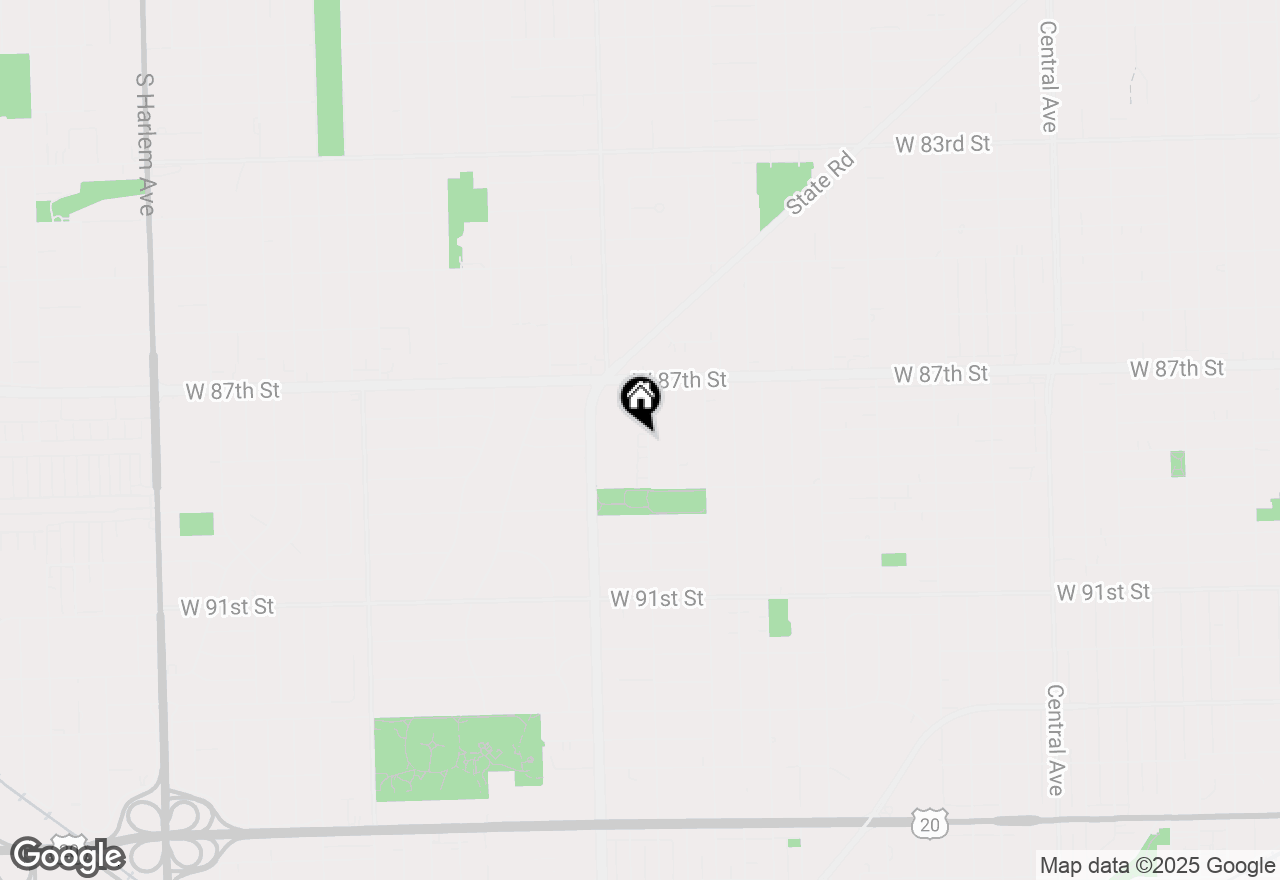 Map of 8820 Mobile Avenue #3C, Oak Lawn, IL 60453