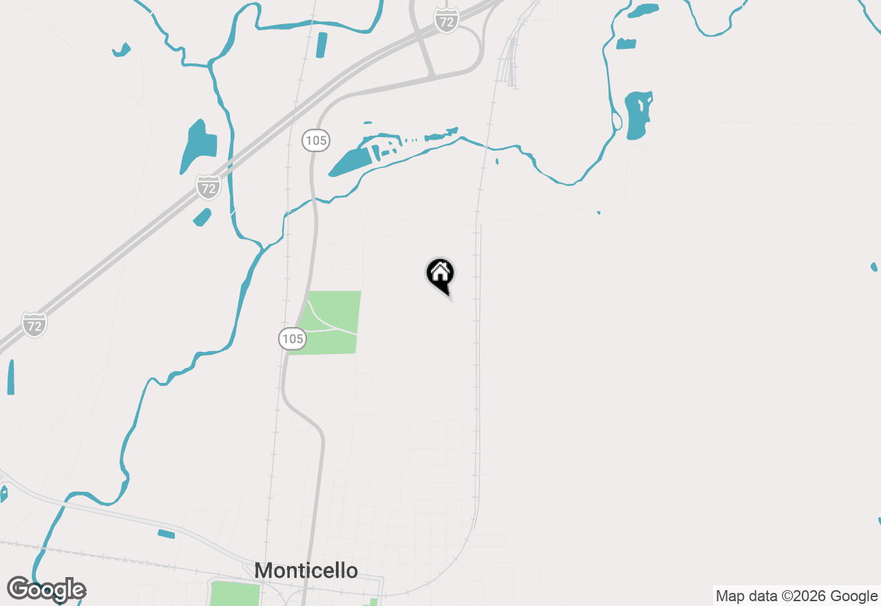 Map of 400 Constitution Boulevard, Monticello, IL 61856