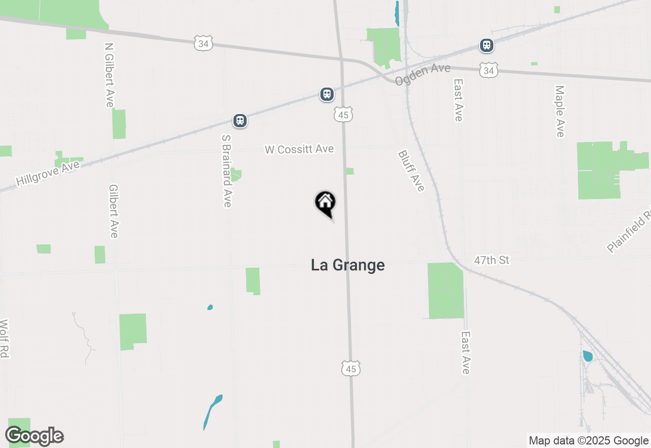 Map of 336 S Madison Avenue, La Grange, IL 60525