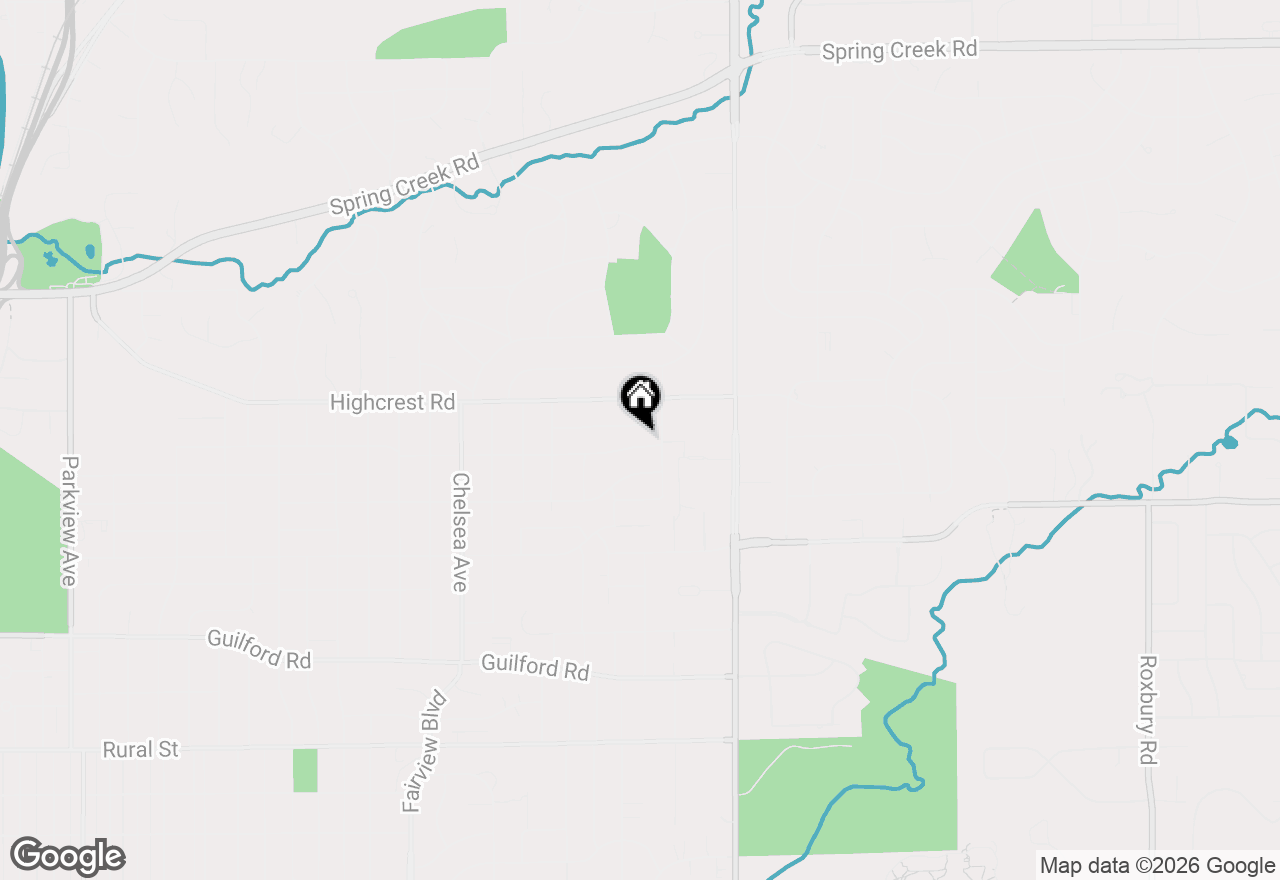Map of 4210 Buckingham Drive, Rockford, IL 61107