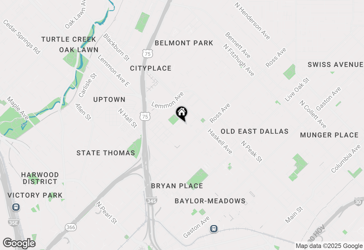 Map of 3821 Munger Avenue #105, Dallas, TX 75204