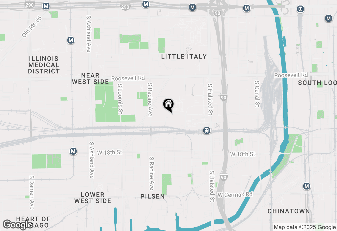 Map of 1069 W 14th Place #208, Chicago, IL 60608