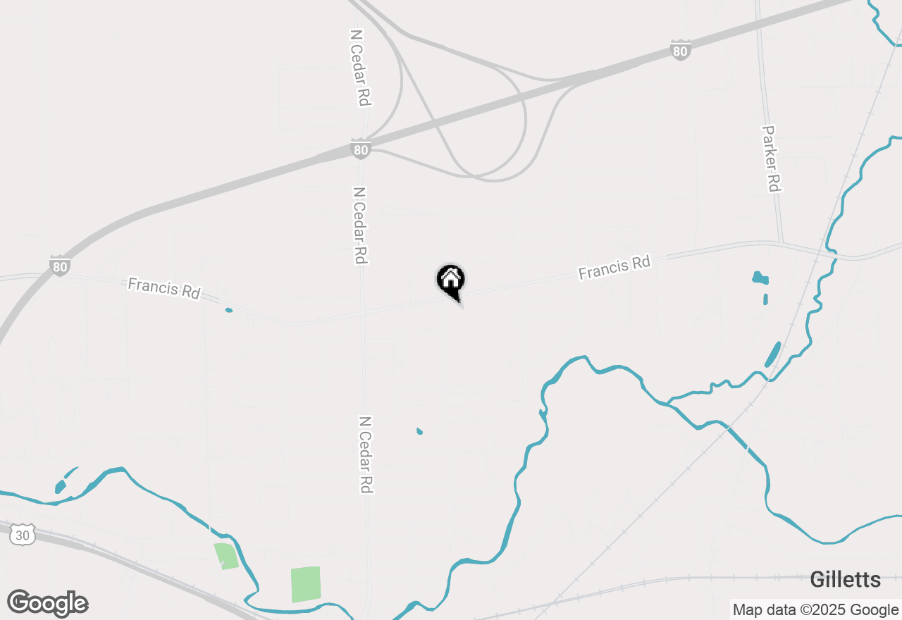 Map of 1274 N Cooper Road, New Lenox, IL 60451