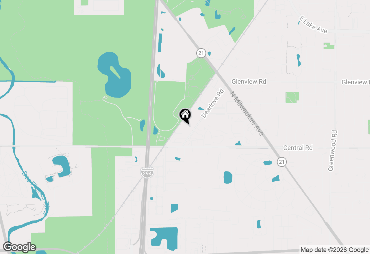 Map of 4350 Di Paolo Center #1A, Glenview, IL 60025