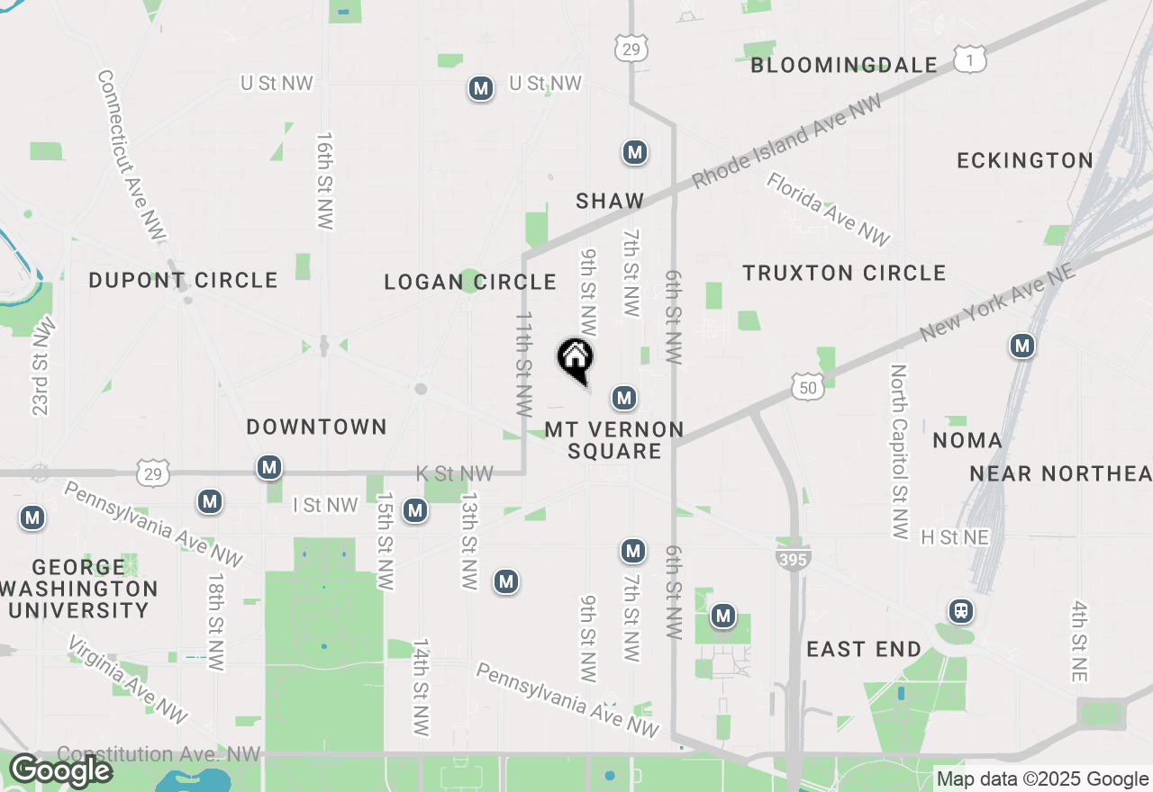 Map of 910 M Street Nw #202, Washington, DC 20001