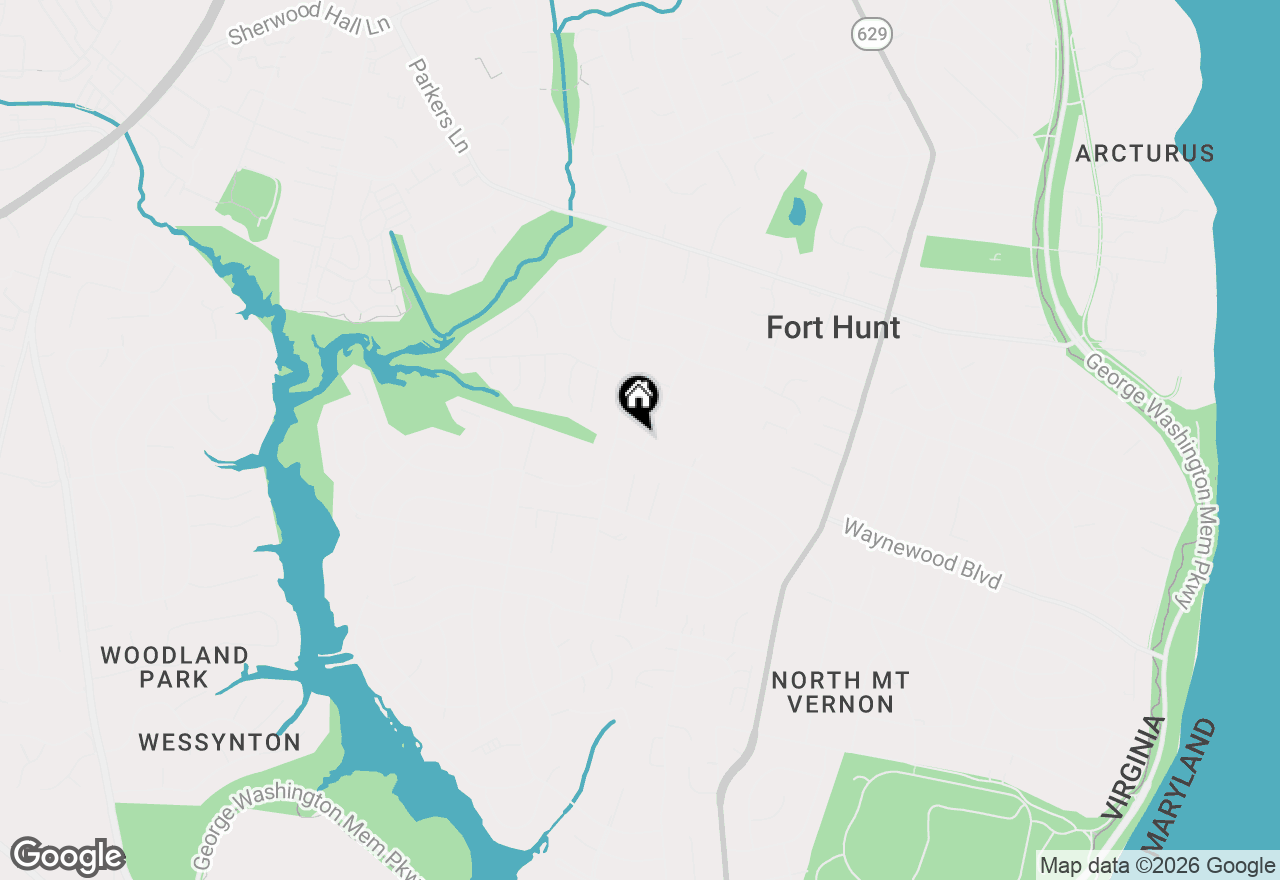 Map of 8410 Stockade Drive, Alexandria, VA 22308