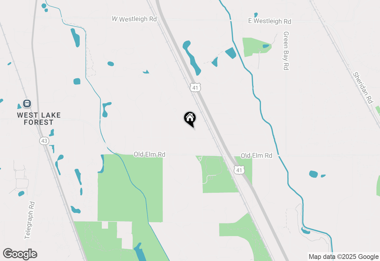 Map of 1060 Highland Avenue, Lake Forest, IL 60045