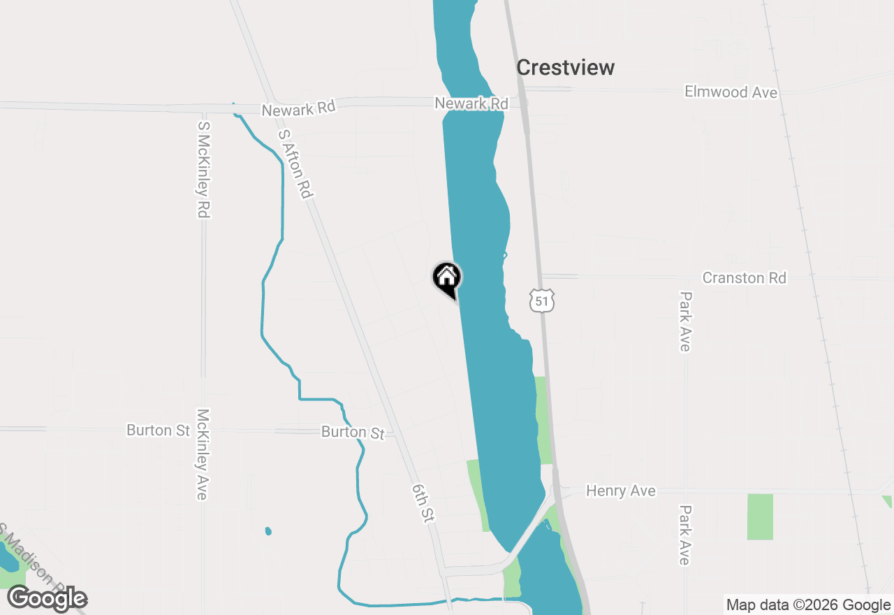 Map of 2107 S Pow Wow Trail, Beloit, WI 53511
