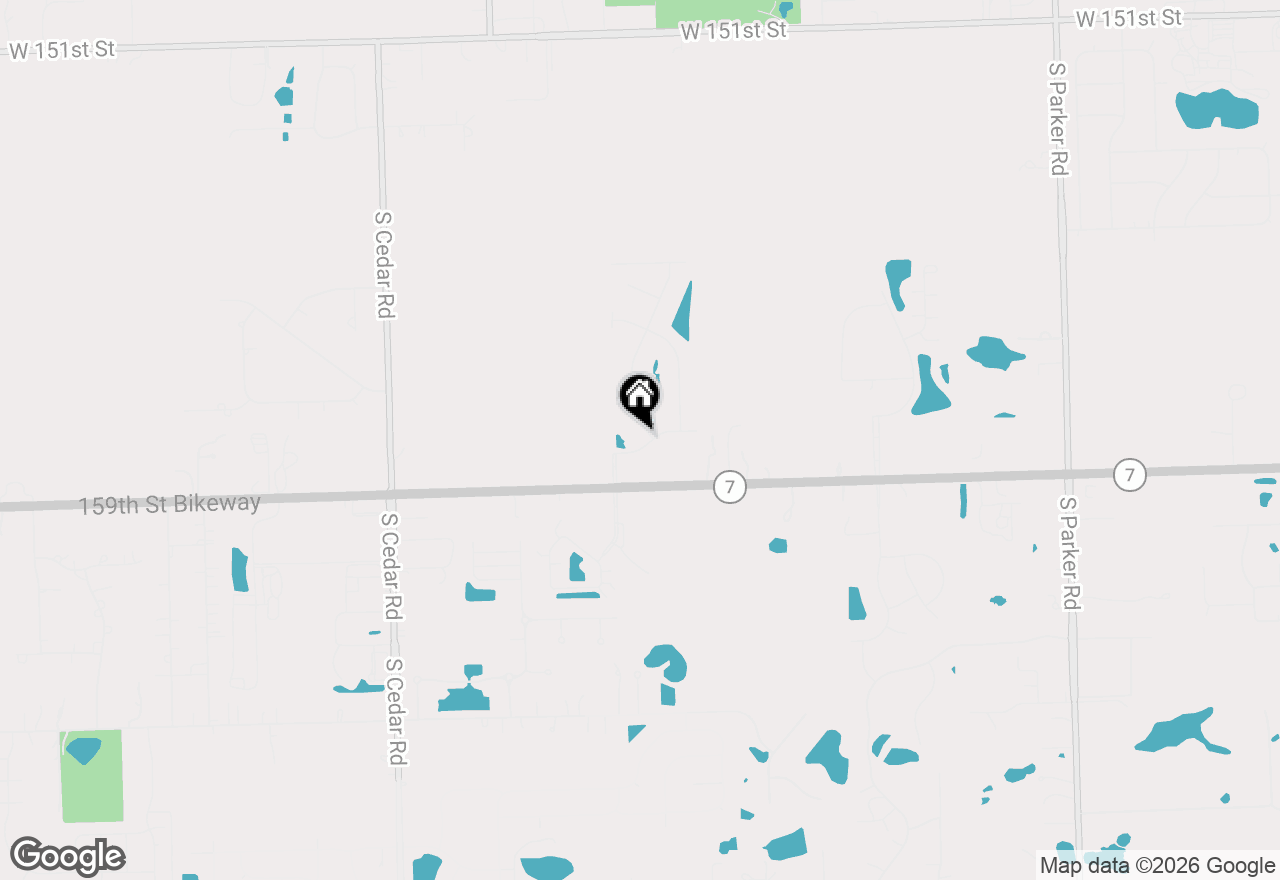 Map of 15712 S Jeanne Lane, Homer Glen, IL 60491