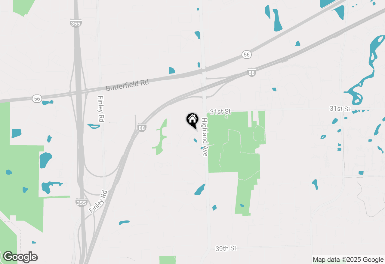 Map of 1042 Braemoor Drive #1042B, Downers Grove, IL 60515