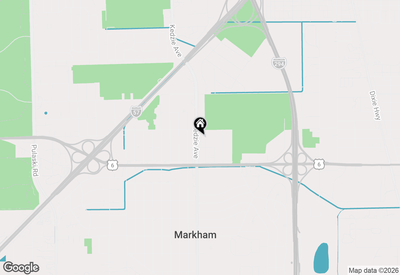 Map of 15725 S Kedzie Avenue #9, Markham, IL 60428