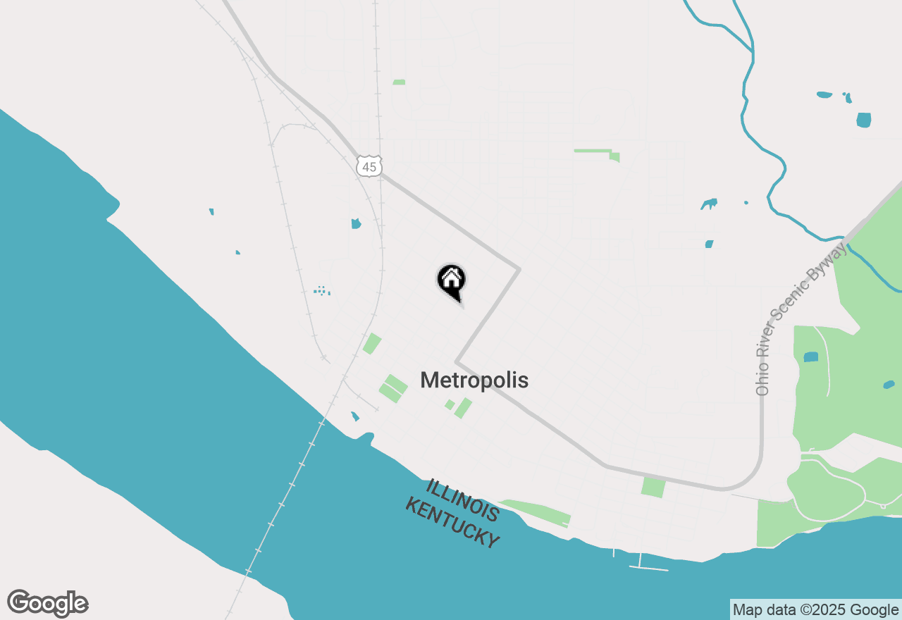 Map of 204 W 7th Street, Metropolis, IL 62960