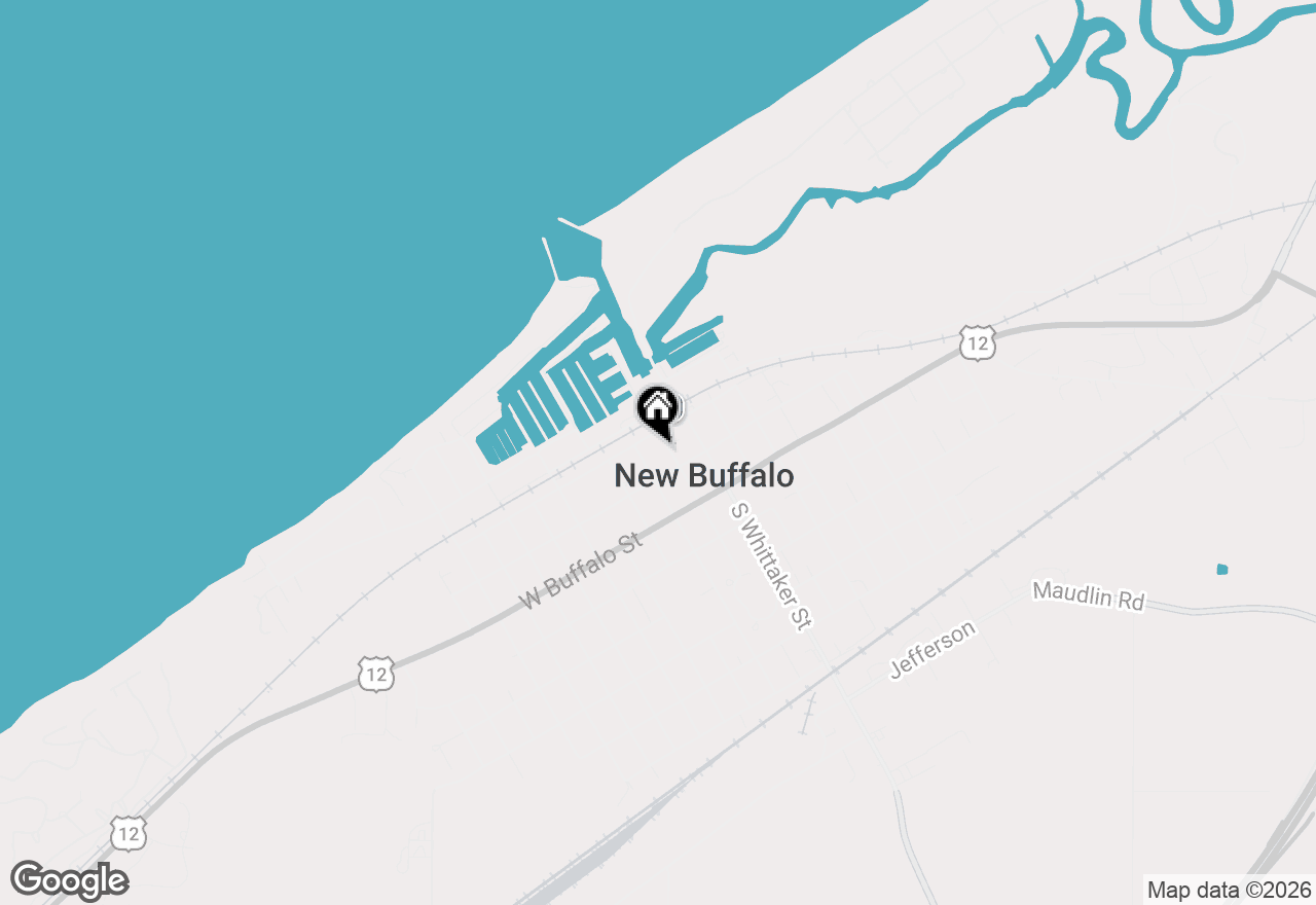 Map of 120 N Barton Street #E, New Buffalo, MI 49117