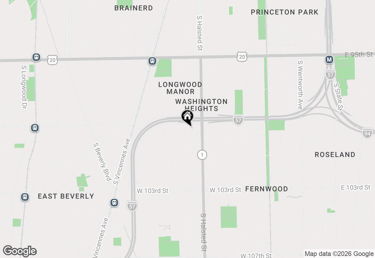 Map of 9919 S Peoria Street, Chicago, IL 60643