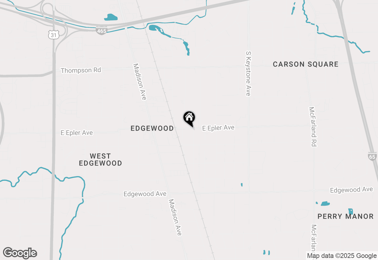 Map of 1729 E Epler Avenue, Indianapolis, IN 46227