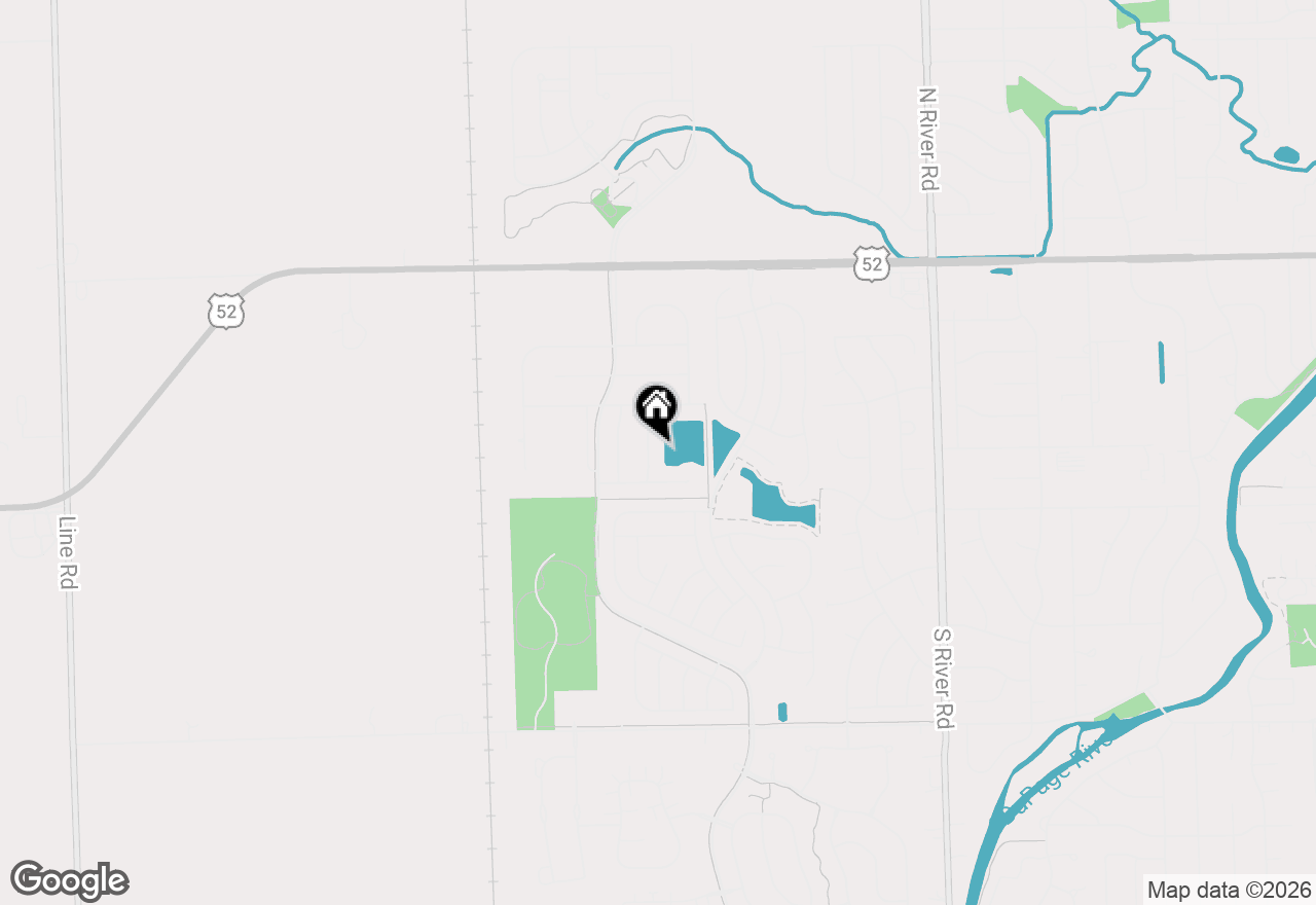 Map of 302 Meadow Drive, Shorewood, IL 60404