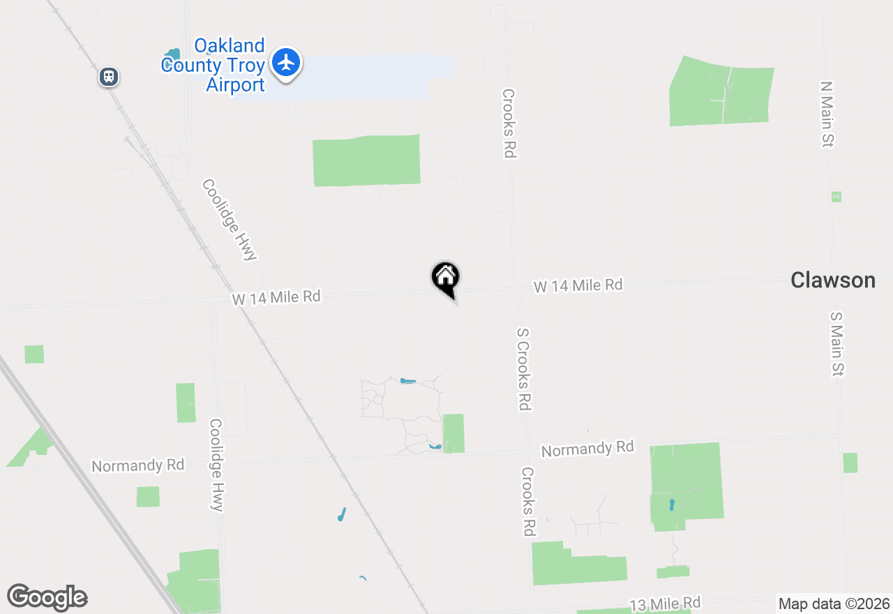 Map of 4708 Woodland Avenue, Royal Oak, MI 48073