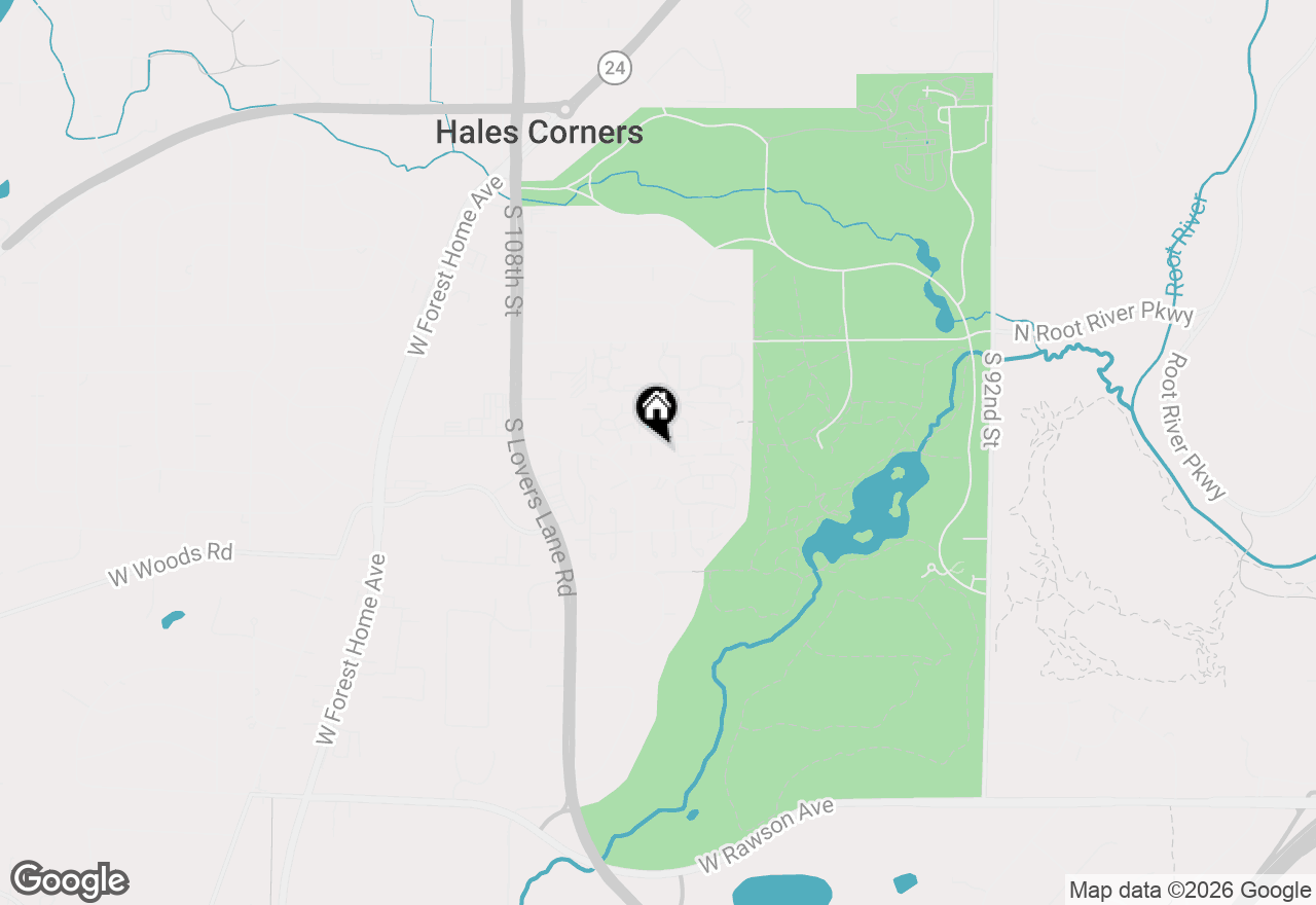 Map of 10259 W Whitnall Edge Dr #103, Franklin, WI 53132