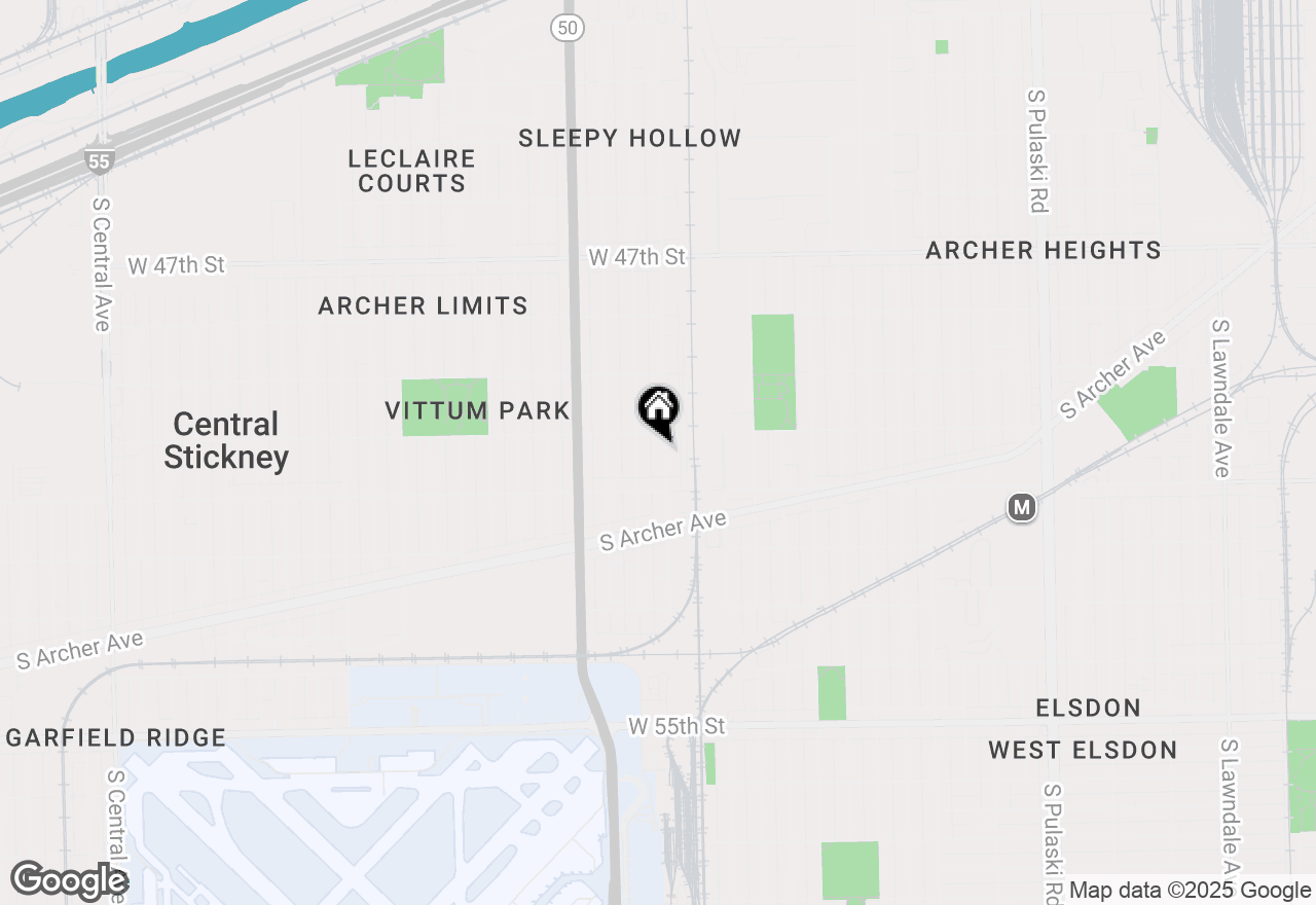 Map of 5018 S Knox Avenue, Chicago, IL 60632