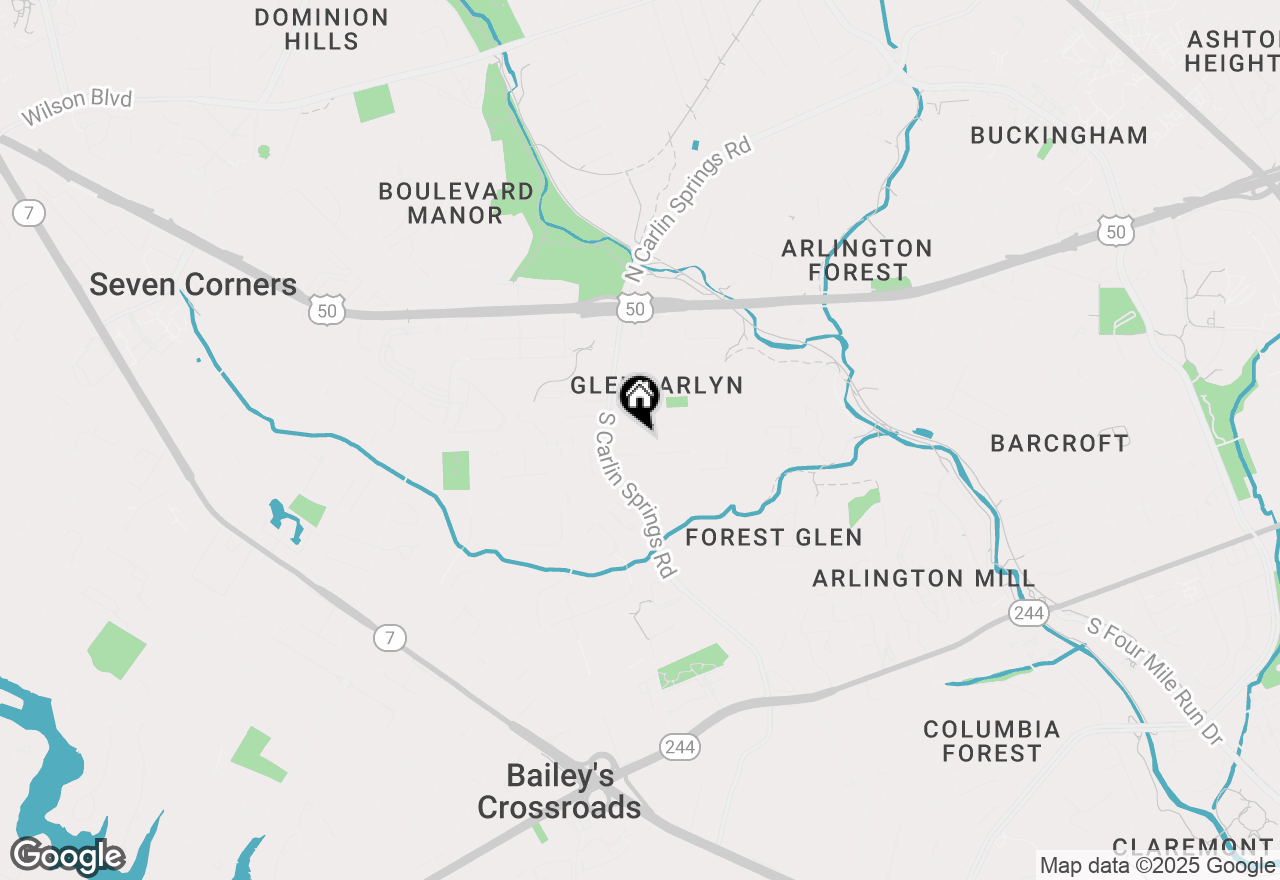 Map of 500 S Lexington Street, Arlington, VA 22204